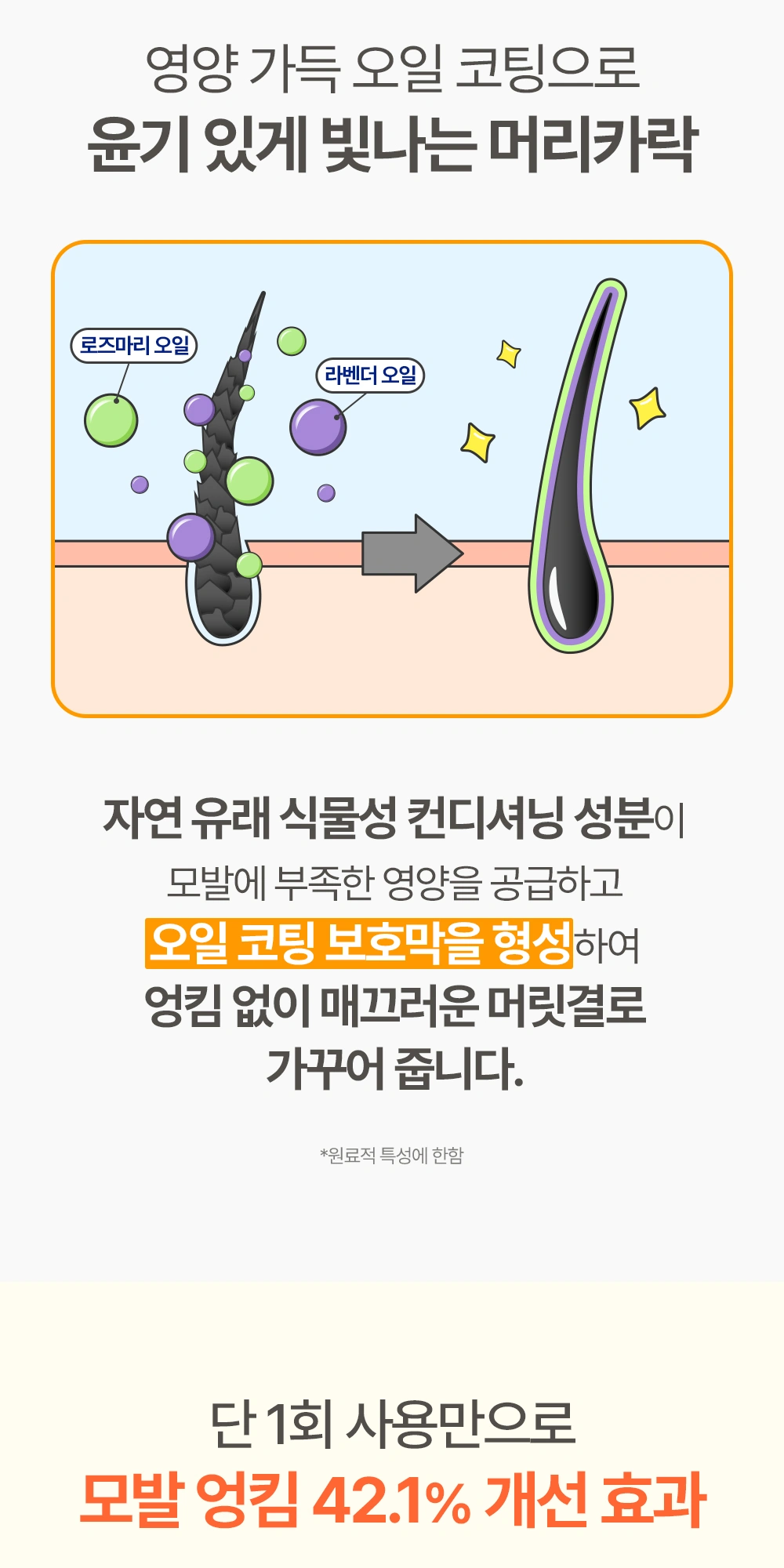 아토팜 실키 헤어 컨디셔너 상세 페이지 작업