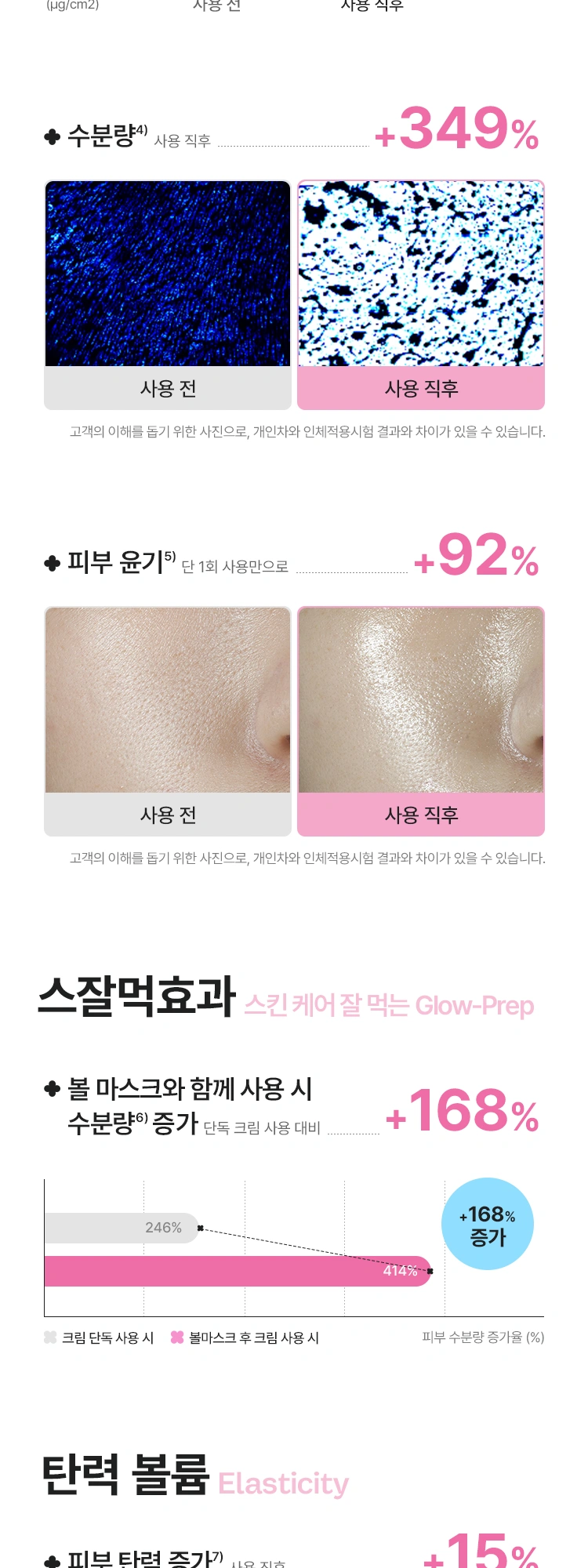 마몽드 플로라 글로우 로즈 볼마스크 상세 페이지 작업