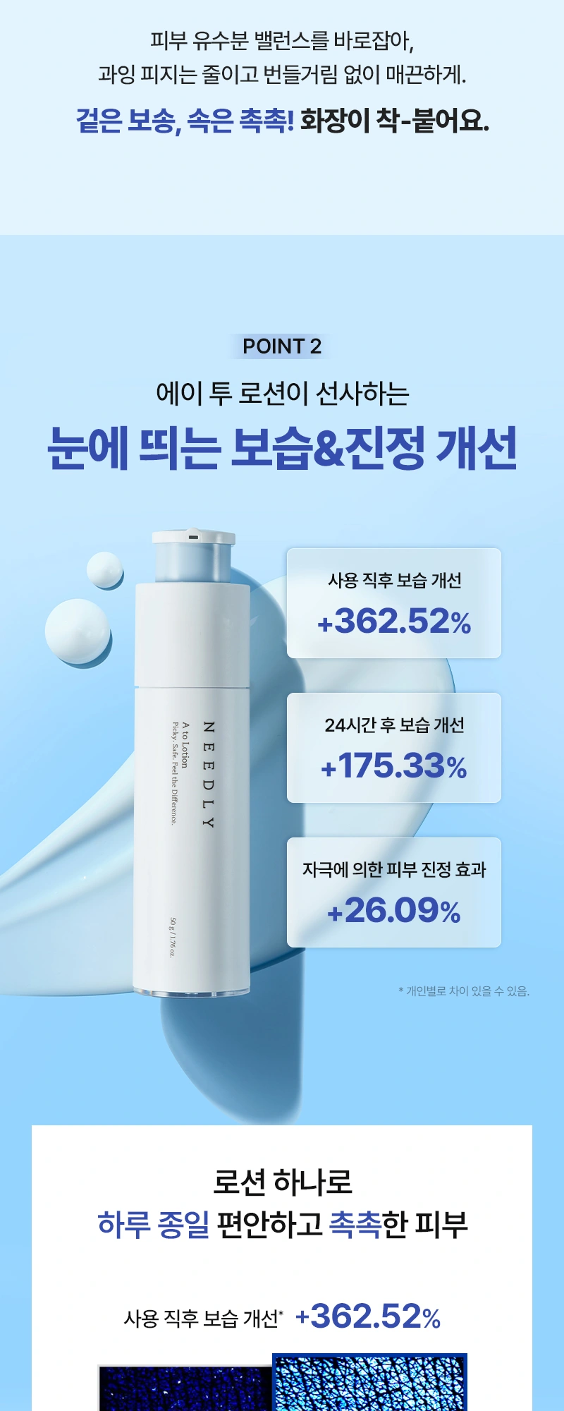 니들리 에이 투 로션 상세 페이지 작업